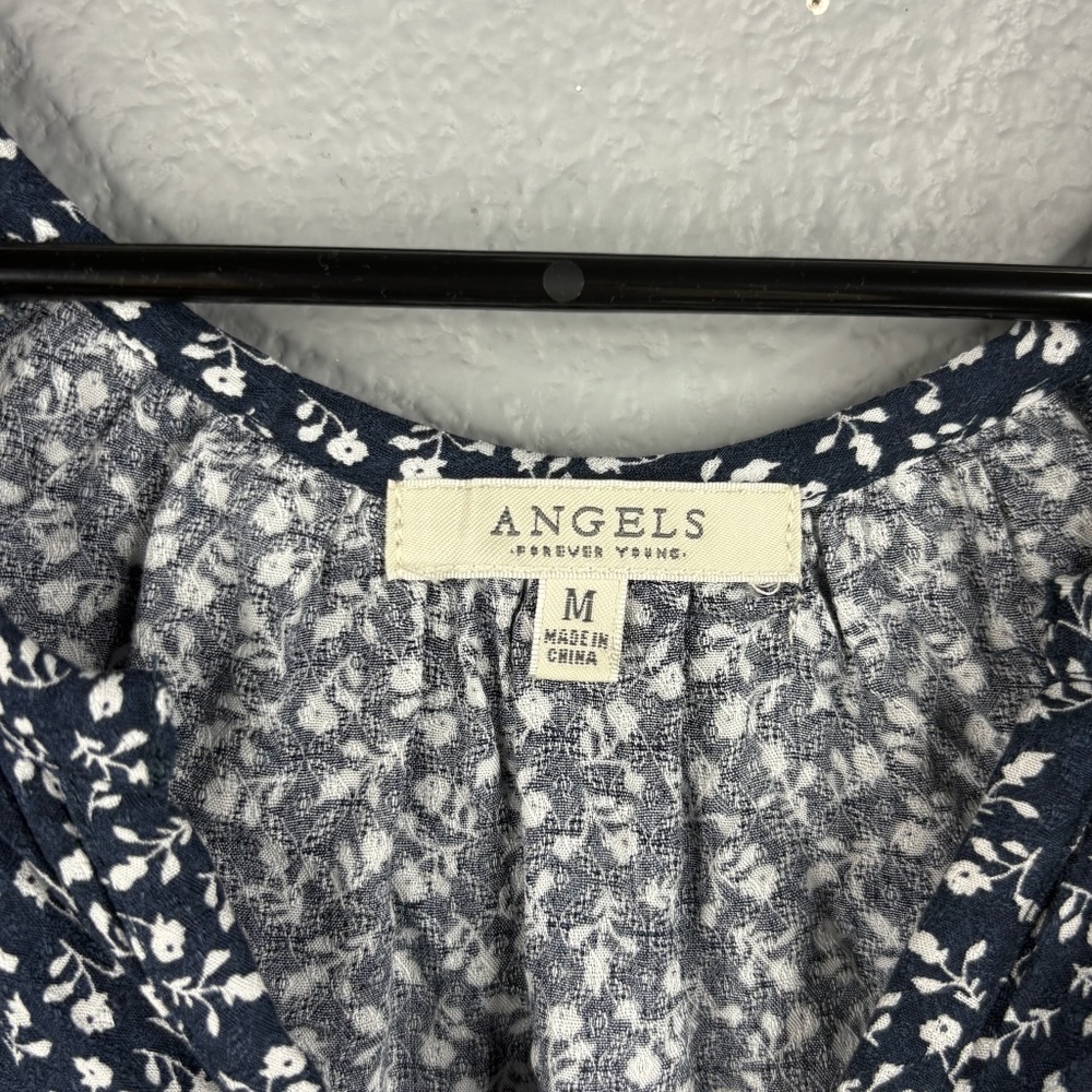Angels Indigo Floral Blouse - Picture 5 of 9